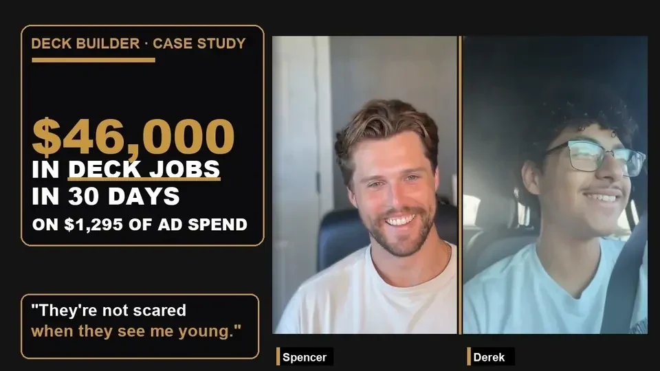 Derek L., Tennessee deck builder: $46,000 in deck jobs in 30 days
